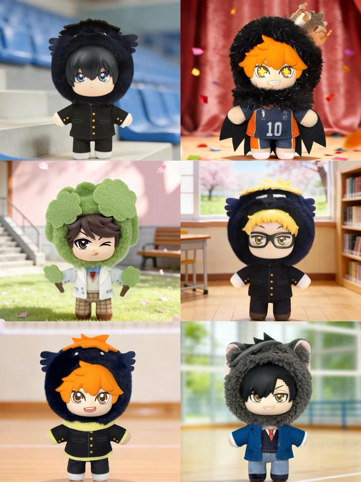 EAKI  Haikyu！！｜Figure Oikawa Tooru Blind Box Anime Hinata Shoyo Kei Tsukishima Vinyl Plush Doll