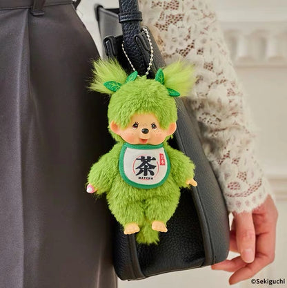 Monchhichi｜Matcha Girl Plush Keychain