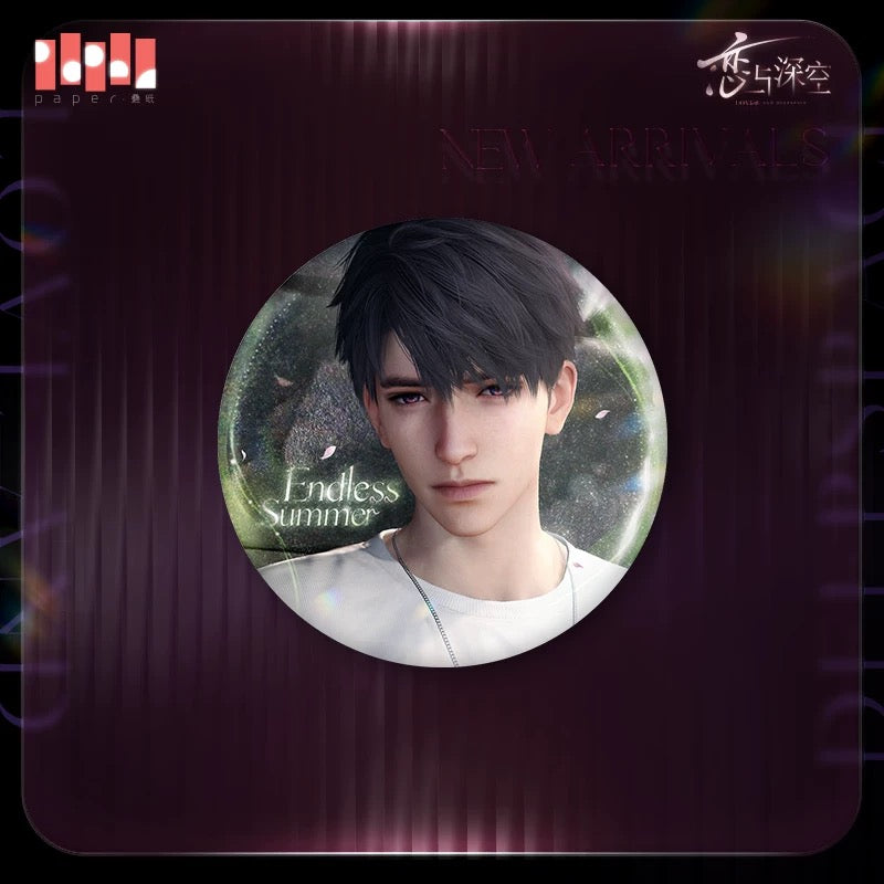 Love and Deepspace ｜Caleb -badge  Translucent Encroachment Series