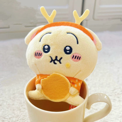 Chiikawa Usagi Nara Local Limited Deer Hanging Furry Keychain Mascot Rabbit