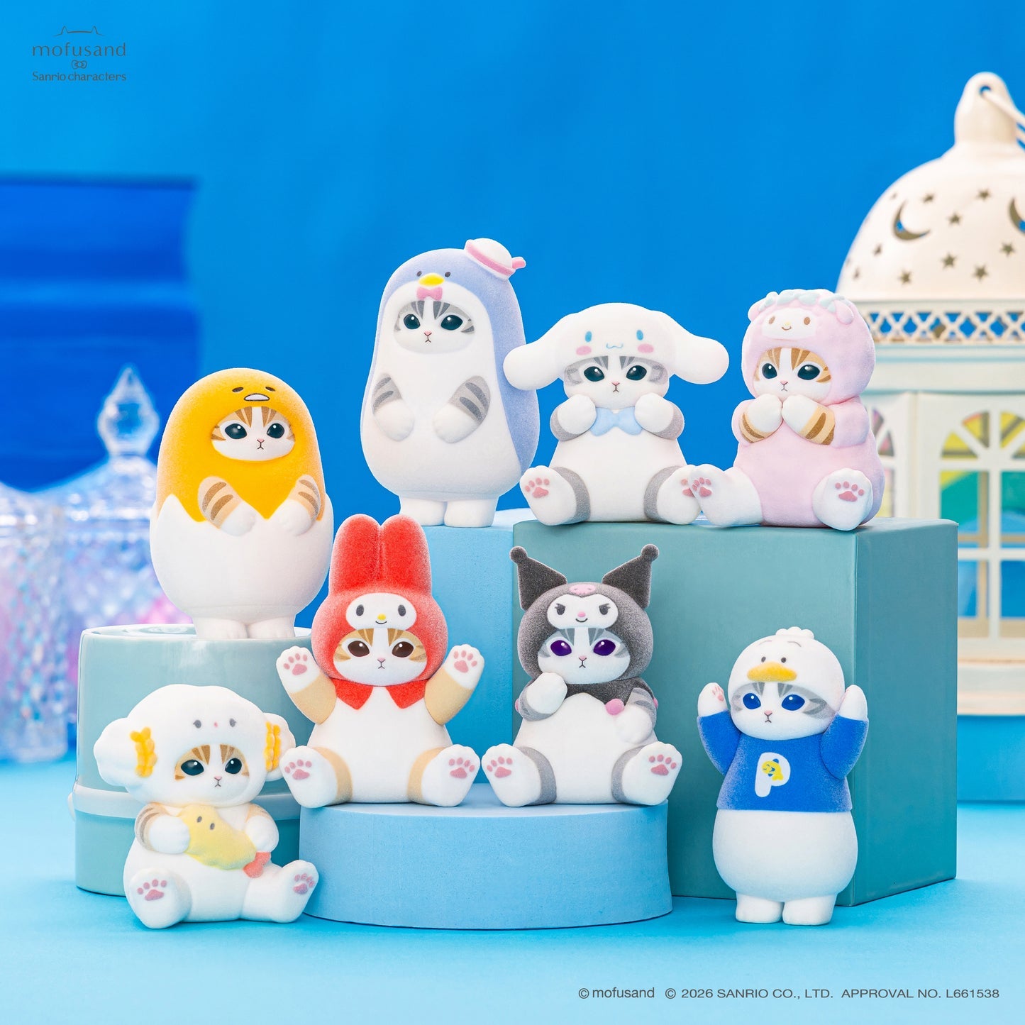 mofusand｜Sanrio Characters Mofumofu Flocked Figure Trading Collection Vol.2