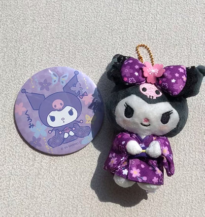 Sanrio｜Kuromi Kimono-style Charm👘库洛米和服挂件