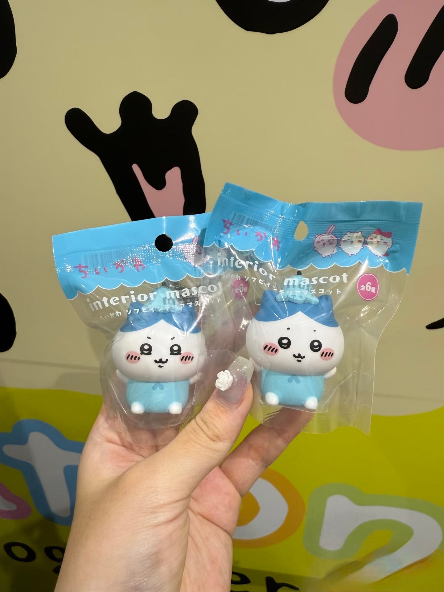 Chiikawa Hachiware Soft Vinyl Interior Mascot