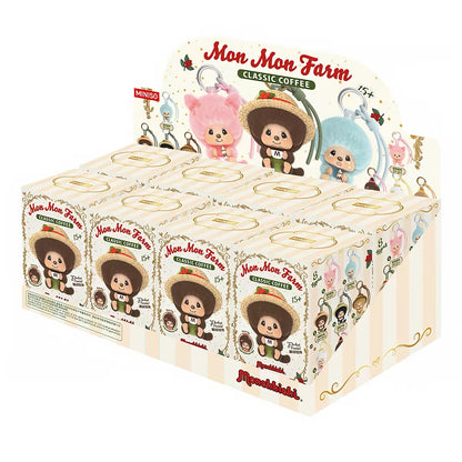 Monchhichi｜Coffee Farm Series Face Changing Vinyl Blind Box Keychain
