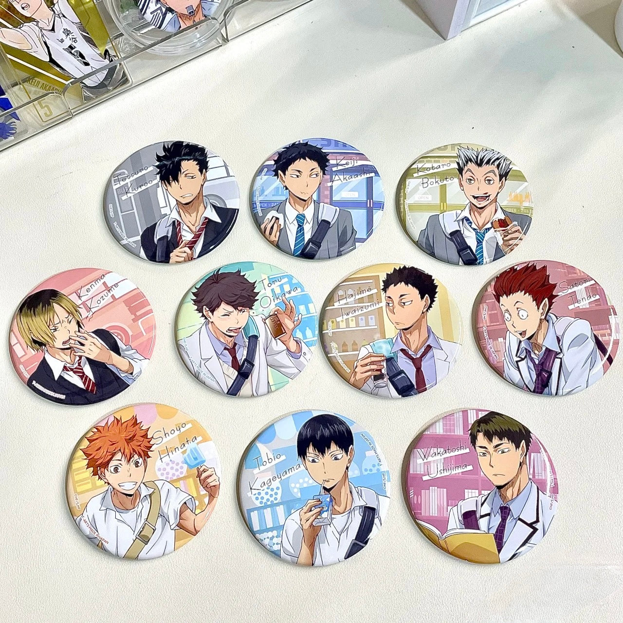 Haikyu！！Can Badge 下校吧唧