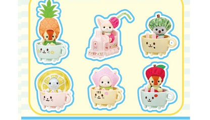 Sylvanian Families｜Fruit Cup Train Toys Blind Box