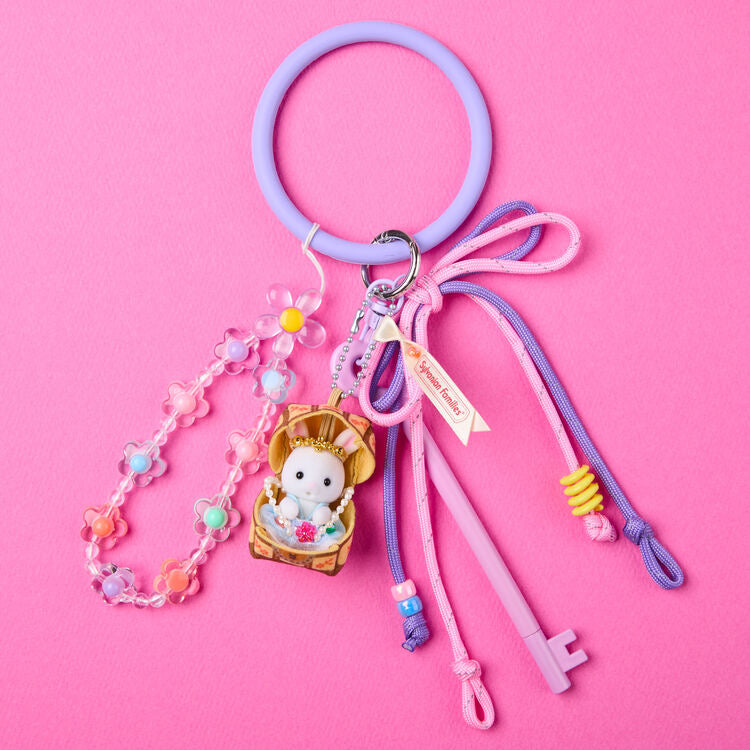 Sylvania Family｜Keychain Shiro Rabbit Baby Osuwari- Cute Cigarette-