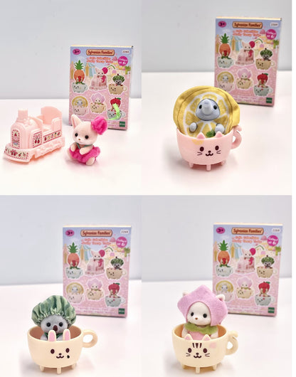 Sylvanian Families｜Fruit Cup Train Toys Blind Box