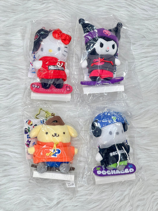 Sanrio Skateboard Keychain滑板运动系列