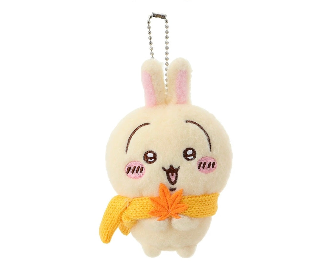 Chiikawa 🍁Usagi Maple Leaf Scarf Keychain