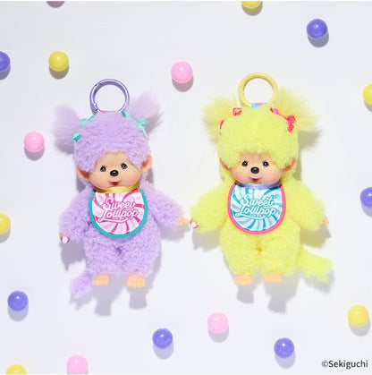 Monchhichi｜Sweet Lollipop Keychain Yellow