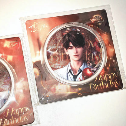 Love and Deep Space｜Caleb /Xia Yizhou 2025 Birthday Limited Edition Collectible Tin Badge