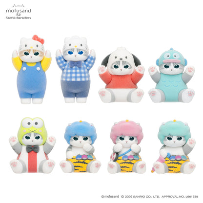Mofusand｜Sanrio Characters Mofumofu Flocked Figure Trading Collection Vol.1