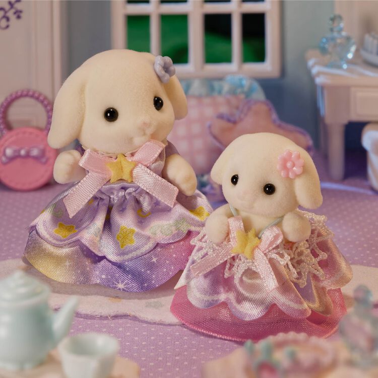 Silvania Family｜Dream Dress Pair Set – Flora Rabbit Girl & Baby –