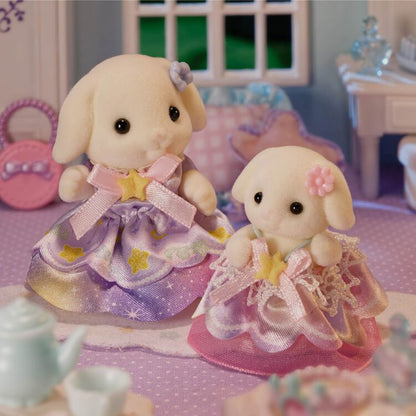 Silvania Family｜Dream Dress Pair Set – Flora Rabbit Girl & Baby –