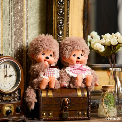 MONCHHICHI｜FLUFFY CURLY-HAIRED SWEET BROWN PLUSH DOLLS/PLUSH TOY