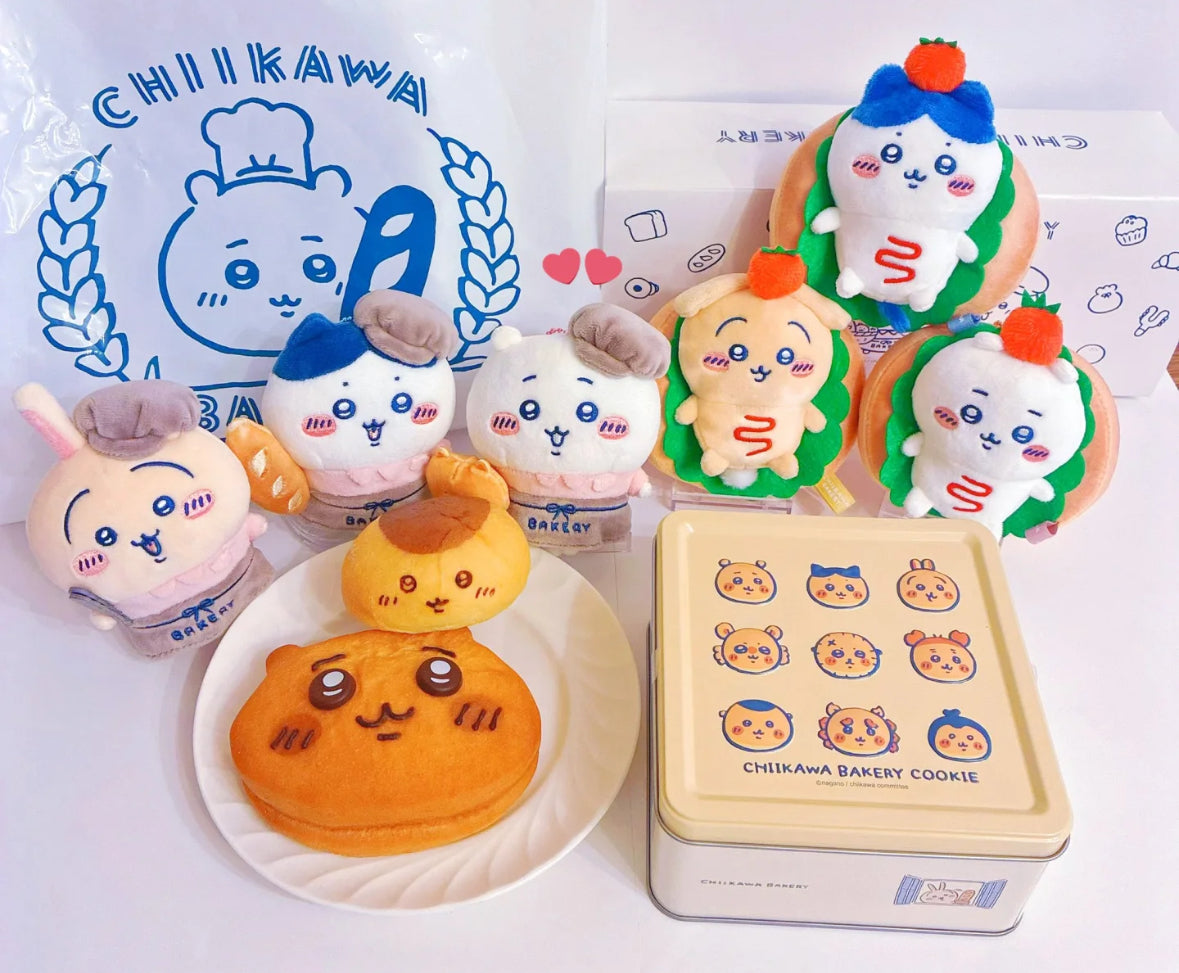 Chiikawa ｜ Chiikawa Bakery Sandwich Keychain Mascot (Hachiware)