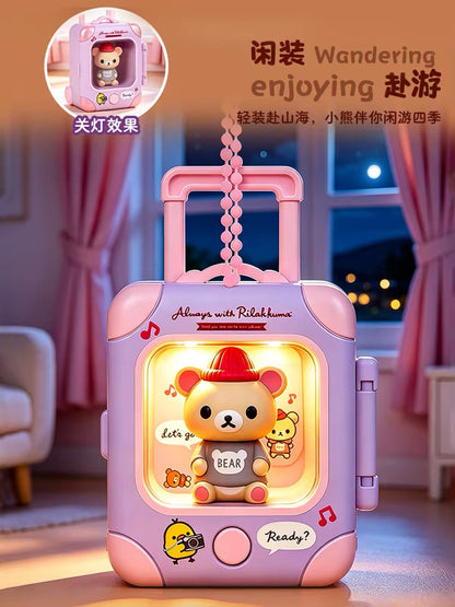 Rilakkuma｜Glow-in-the-Dark Suitcase Blind Box