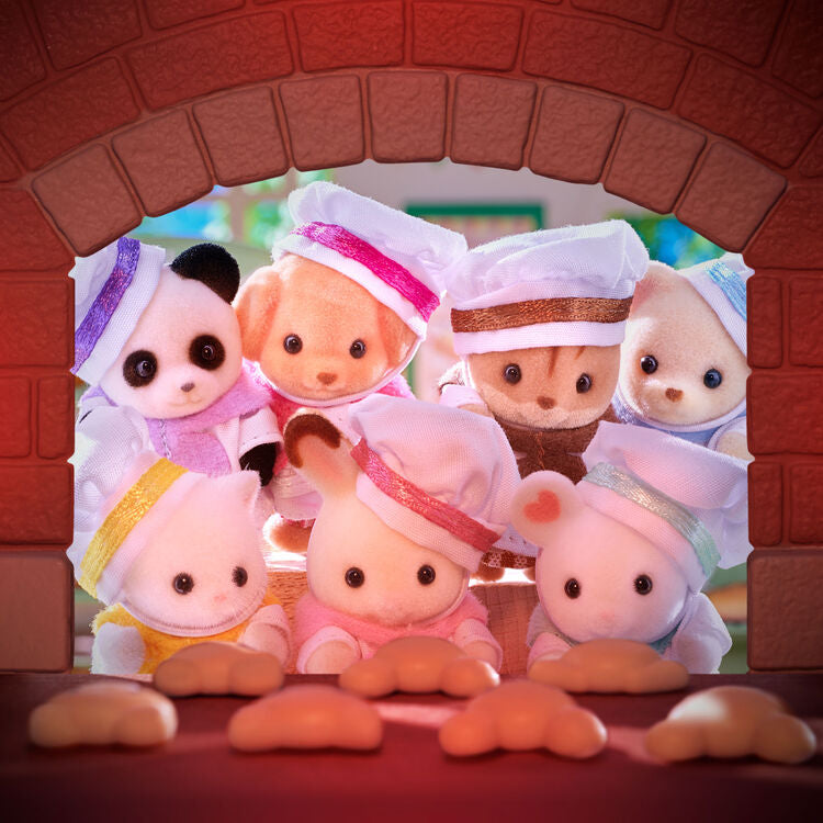 SylvanianFamilies｜chef A lively baby bakery toy set box