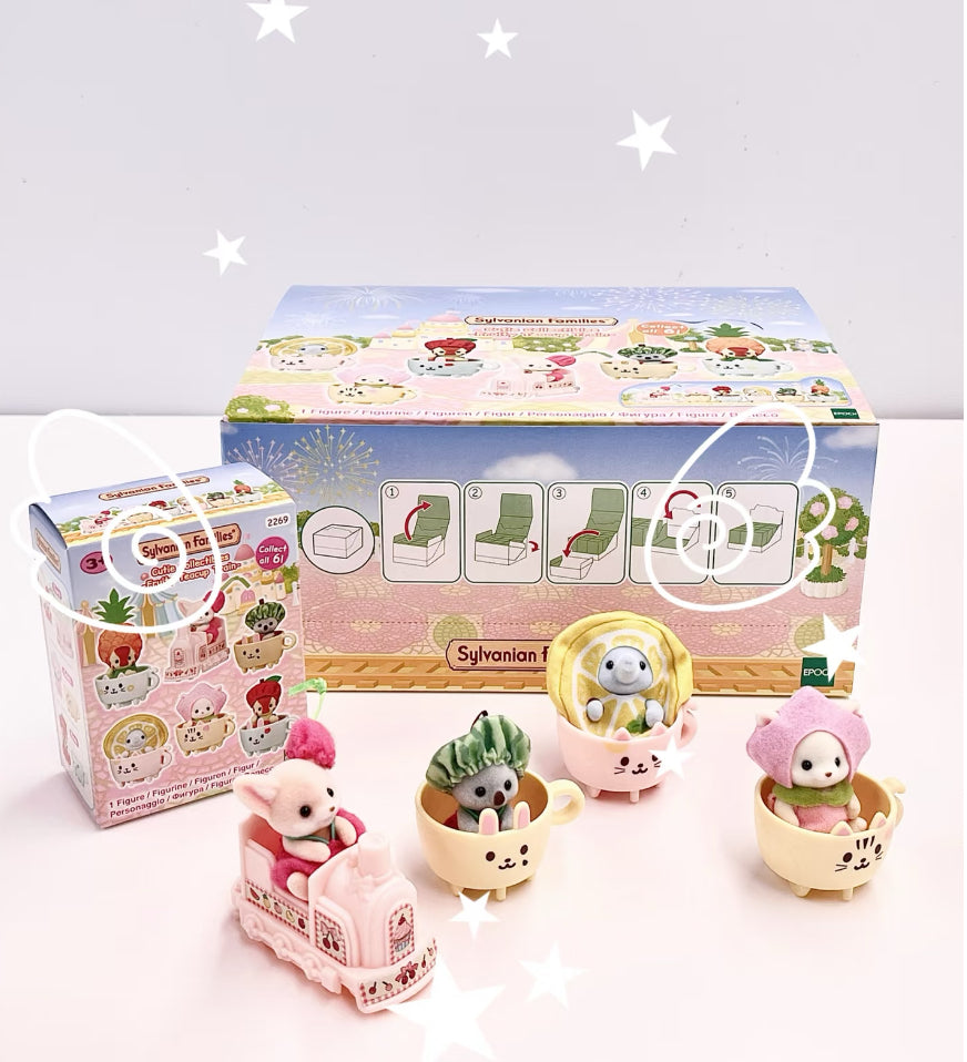 Sylvanian Families｜Fruit Cup Train Toys Blind Box