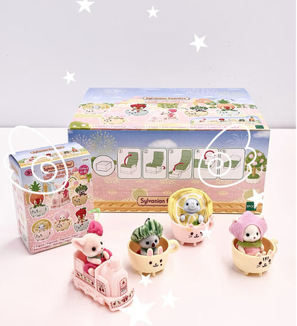 Sylvanian Families｜Fruit Cup Train Toys Blind Box