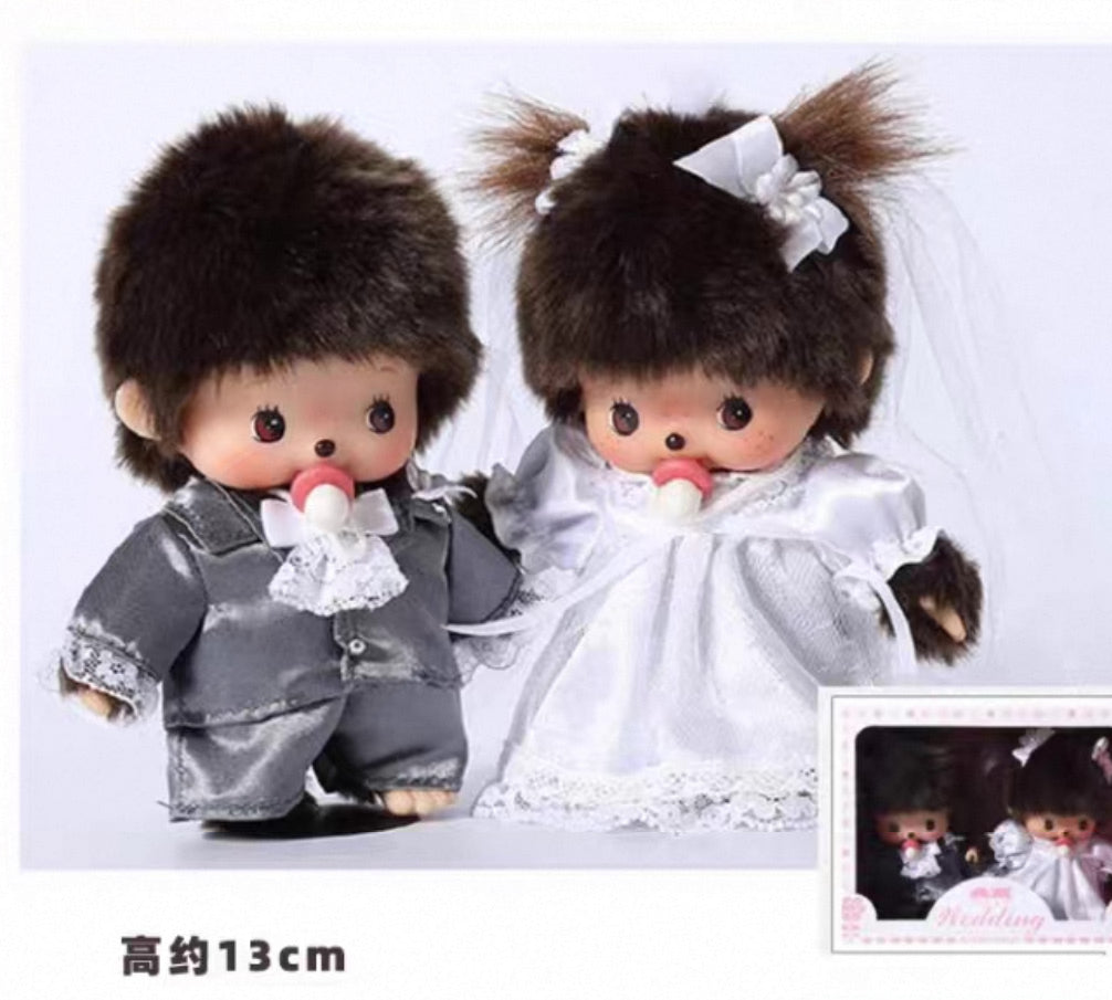 Monchhichi Baby Wedding Gift Box plush Doll