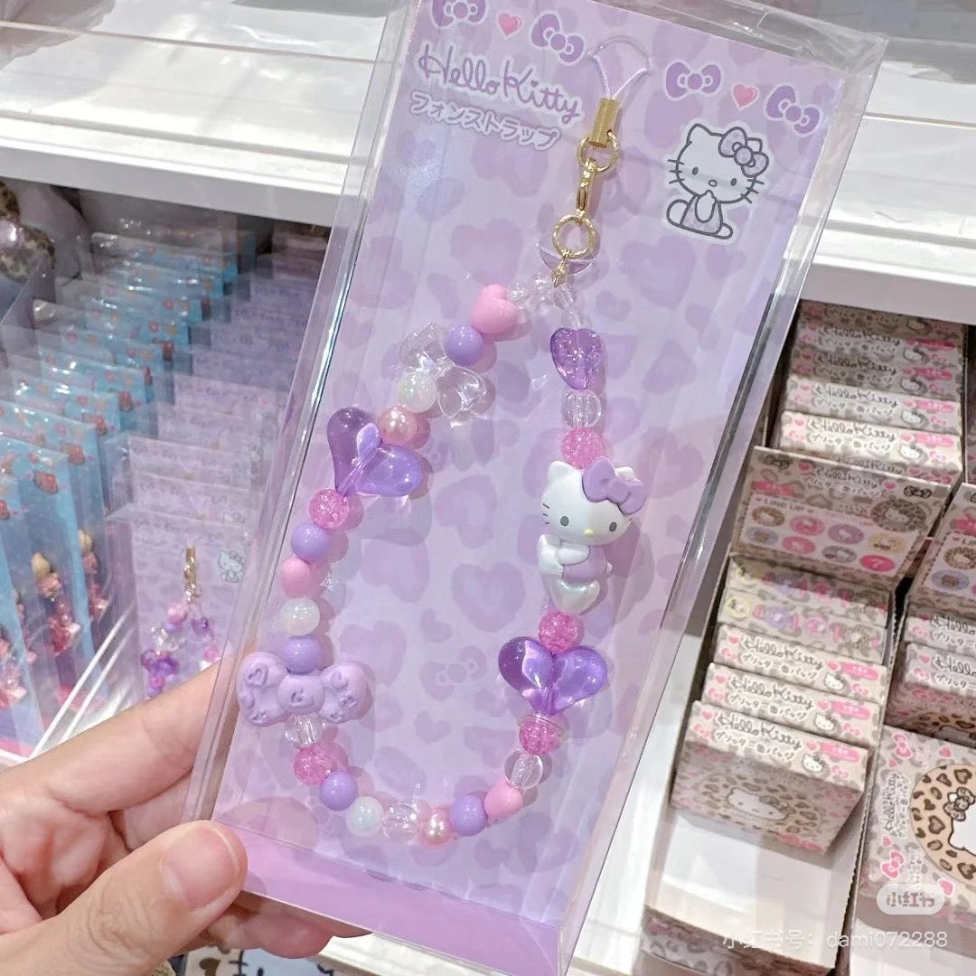 Sanrio｜hello kitty purple Mobile phone chain