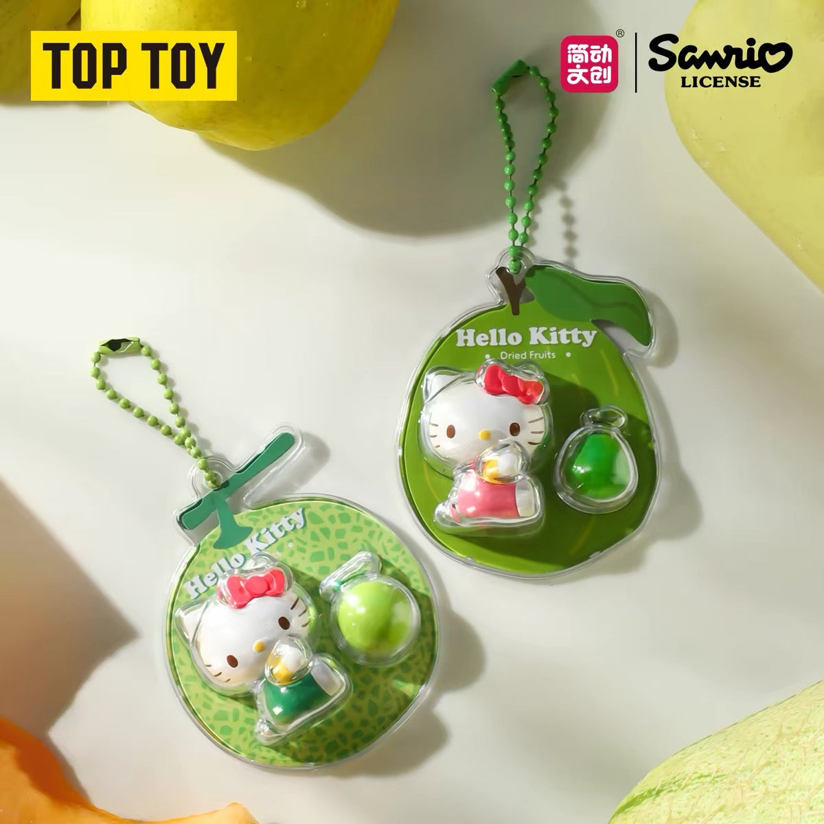 Sanrio｜HELLO KITTY Sweet Fruit Stories Series Miniature Card Pendant