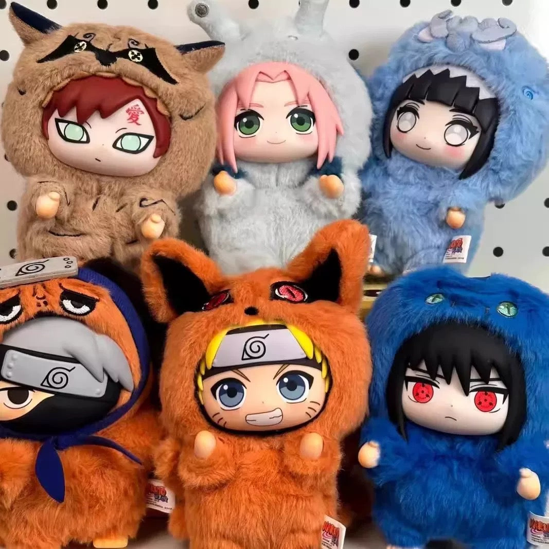 EAKI - Naruto Beast Party Plush Keychains Blind Box
