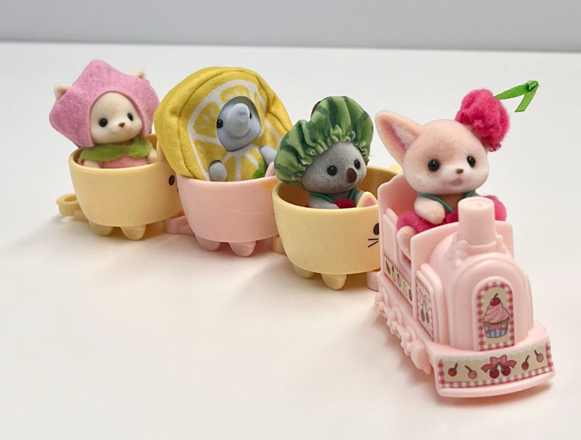 Sylvanian Families｜Fruit Cup Train Toys Blind Box