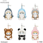 Mofusand｜Kiramekko Shiny Shark Cat Vinyl Plush Keychain Blind Box