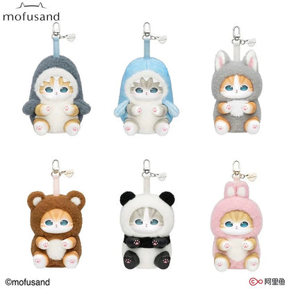 Mofusand｜Kiramekko Shiny Shark Cat Vinyl Plush Keychain Blind Box