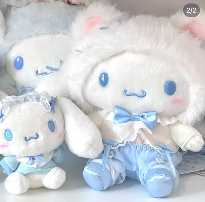 Sanrio｜Cinnamoroll White Cat Doll 玉桂狗白猫毛绒公仔