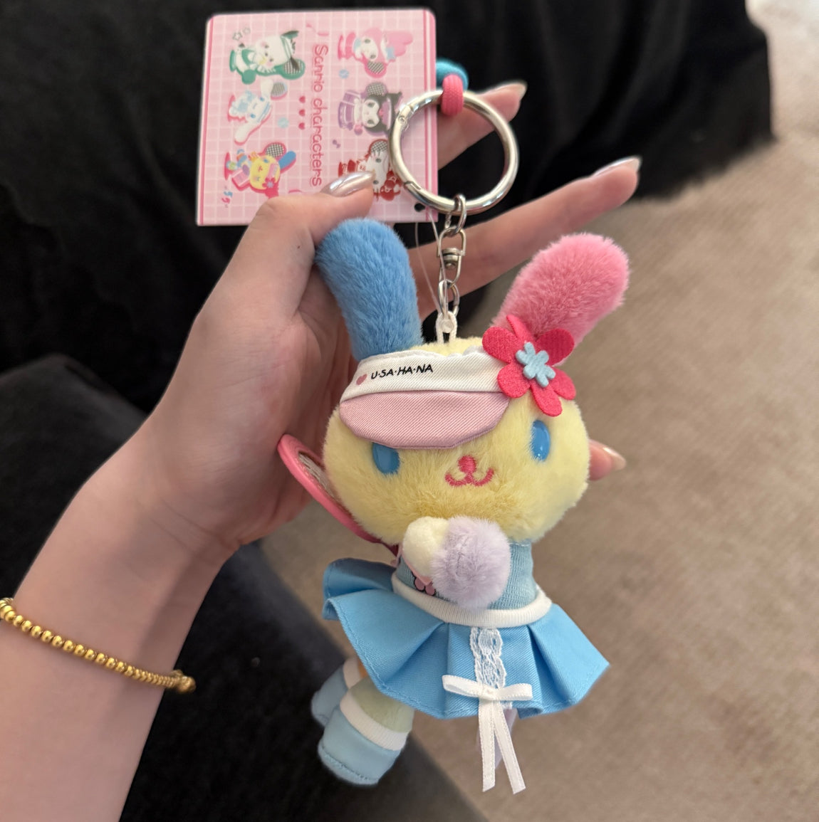 Sanrio | Usahana Tennis Series Plush Mascot Keychain - China