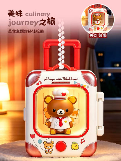 Rilakkuma｜Glow-in-the-Dark Suitcase Blind Box