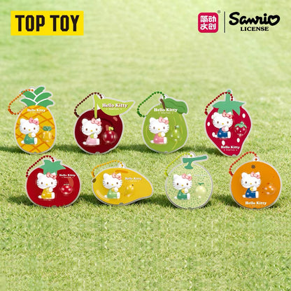 Sanrio｜HELLO KITTY Sweet Fruit Stories Series Miniature Card Pendant