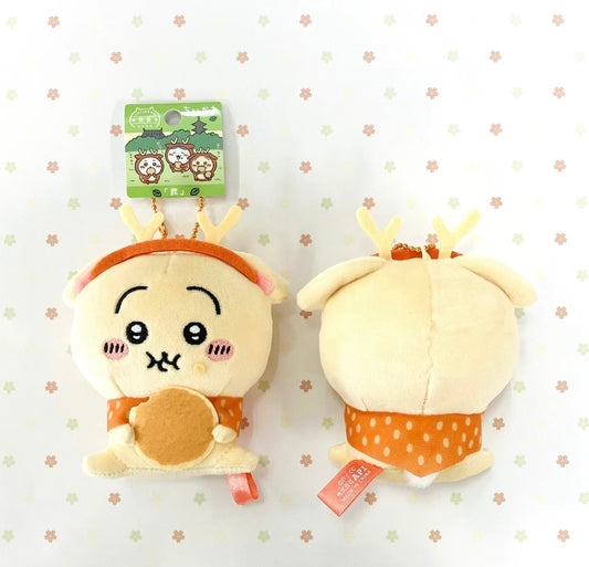 Chiikawa Usagi Nara Local Limited Deer Hanging Furry Keychain Mascot Rabbit