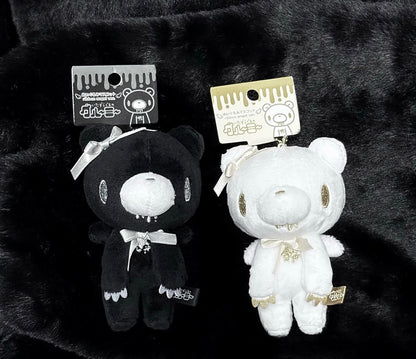 GLOOMY BEAR｜BLACK—ANGEL PLUSH KEYCHAIN
