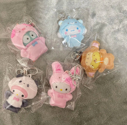 Sanrio｜Cross dressing animals keychain Blind box