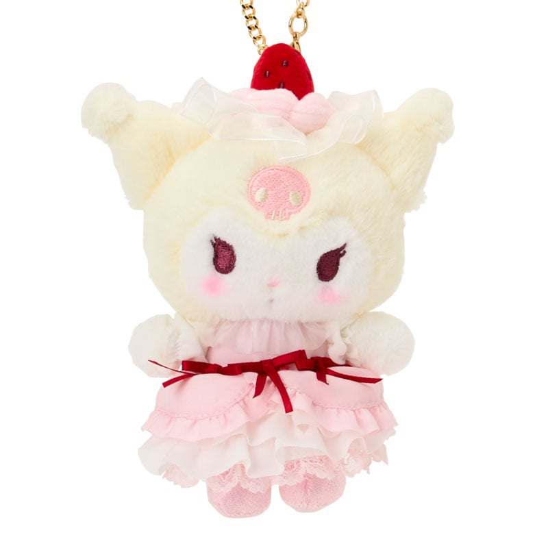 Sanrio｜Kuromi Mascot bag charm 🍓strawberry whipped cake