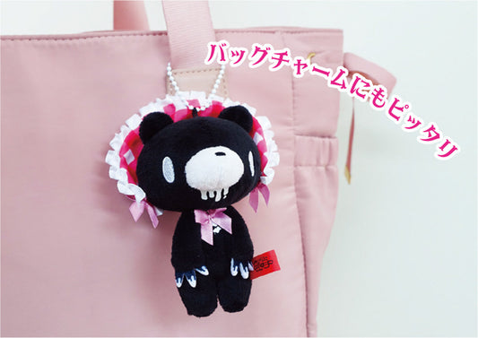 GLOOMY BEAR｜BLACK —MINI LOLITA SOFT KEYCHAIN