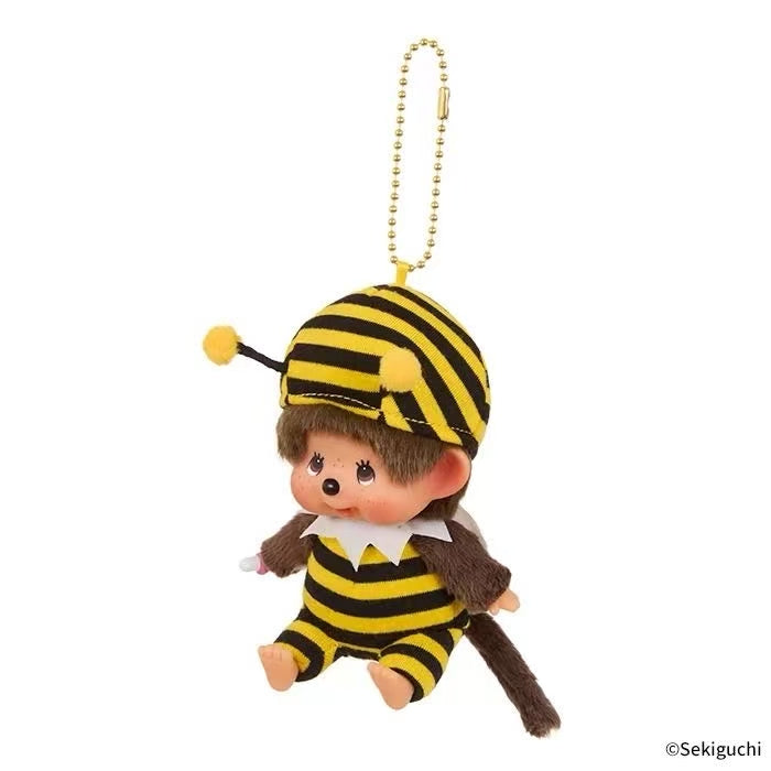 MONCHHICHI｜ Honeybee MASCOT HOLDER PLUSH KEYCHAIN