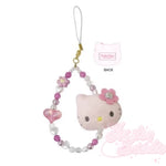 Hello Kitty Face Mascot Phone Charm (Pink)
