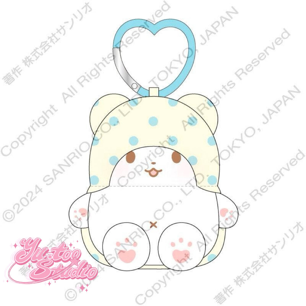 【Pre-Order】Marumofubiyori Plush Mascot All My Heart Keychain