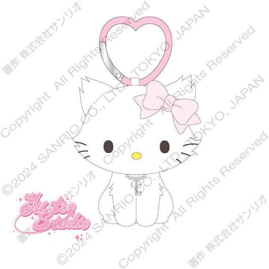 【Pre-Order】Charmmy Kitty Plush Mascot All My Heart Keychain