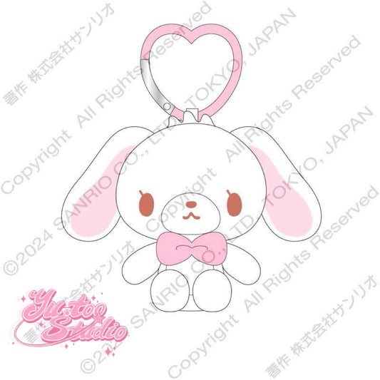 【Pre-Order】Shirousa (Sugarbunnies) Plush Mascot All My Heart Keychain