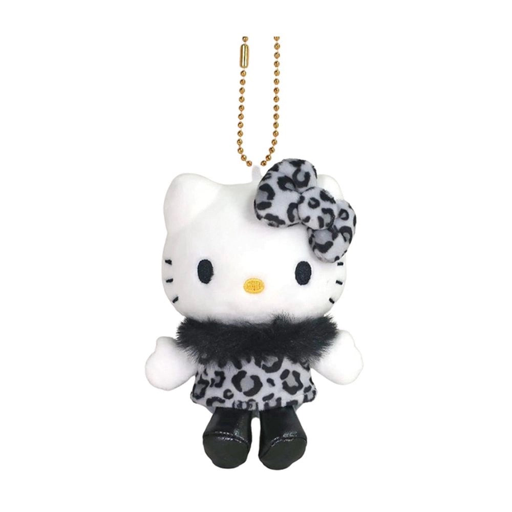 Sanrio ｜Hello Kitty Animal Leopard Print Mascot Holder Keychain 豹纹 Kitty