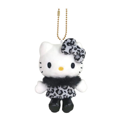 Sanrio ｜Hello Kitty Animal Leopard Print Mascot Holder Keychain 豹纹 Kitty