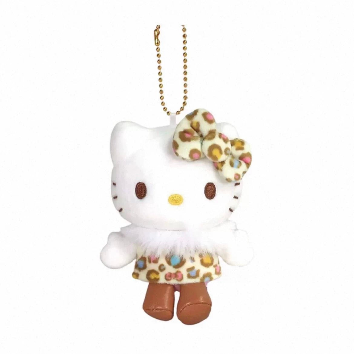 Sanrio ｜Hello Kitty Animal Leopard Print Mascot Holder Keychain 豹纹 Kitty