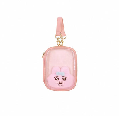 OPANCHU Cute Plush Embroidery Series Storage Bag Cell Phone Bag
